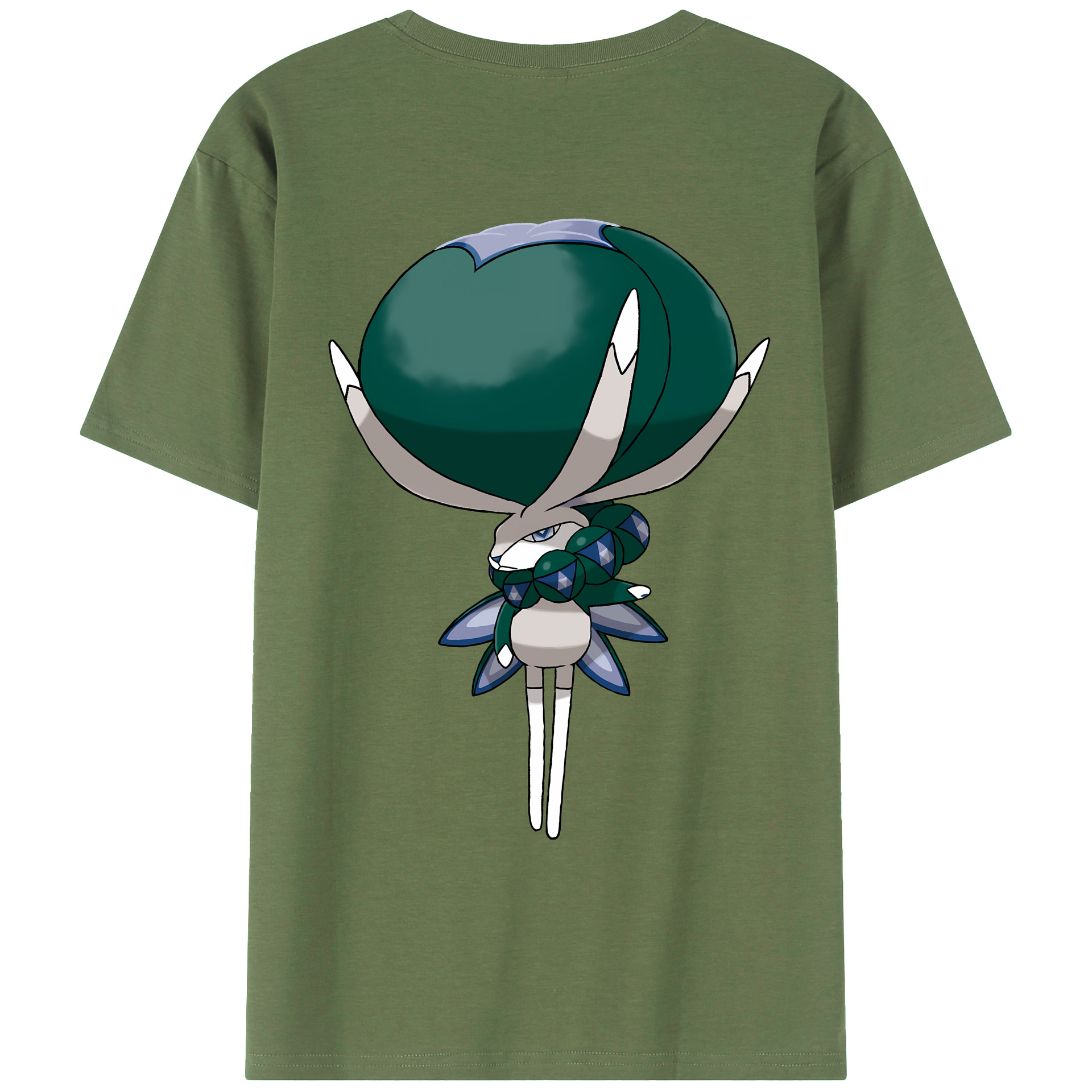（画像用） ポケットモンスター Pokémon 綿100％ メンズ半袖Tシャツ（バックプリント） 通気性